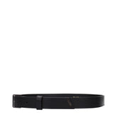 Max Mara Black Leather Regular Belt